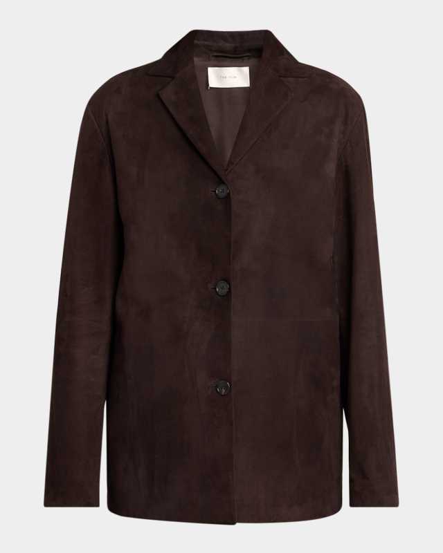 Fabian Suede Single-Breasted Jacket